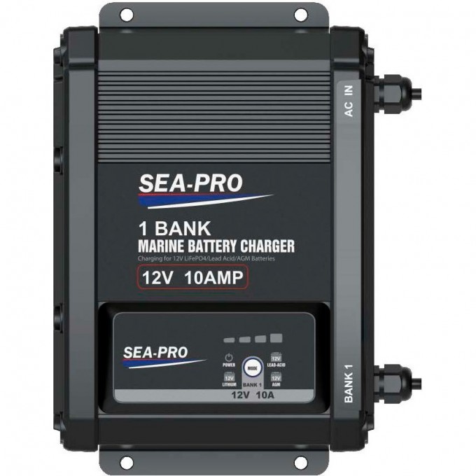 Зарядное устройство SEA-PRO ТЕ4-0324A 1х12В AGM/LEAD-ACID/LiFePo4 TE4-0324A Зарядное устройство SEA-PRO ТЕ4-0324A 1х12В AGM/LEAD-ACID/LiFePo4 TE4-0324A